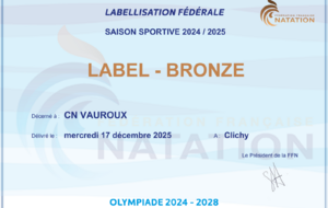 LABELLISATION DES CLUBS DE NATATION