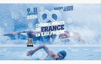CHAMPIONNATS DE FRANCE EN EAU FROIDE - SAINT LOUIS (HAUT RHIN)