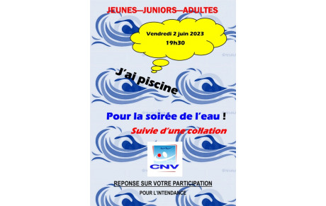 SOIREE DE L'EAU - 2 JUIN 2023 - 19H30