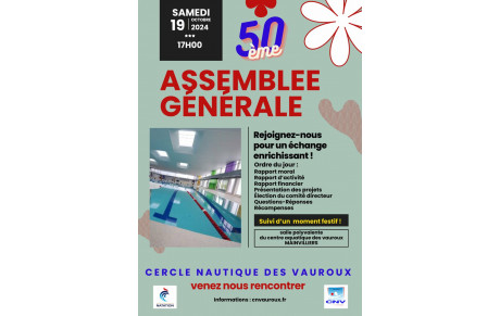  LE 19 OCT 2024 C'EST L'ASSEMBLEE GENERALE