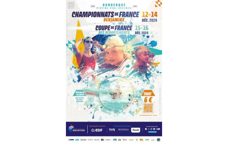 CHAMPIONNATS DE FRANCE BENJAMINS - DUNKERQUE - 11/14 DECEMBRE 2024