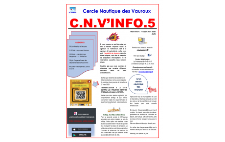 CNV'INFO 5  MAI JUIN
